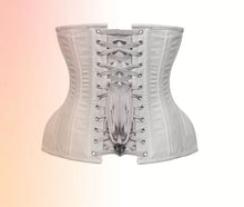 Load image into Gallery viewer, Short torso corset (White)
